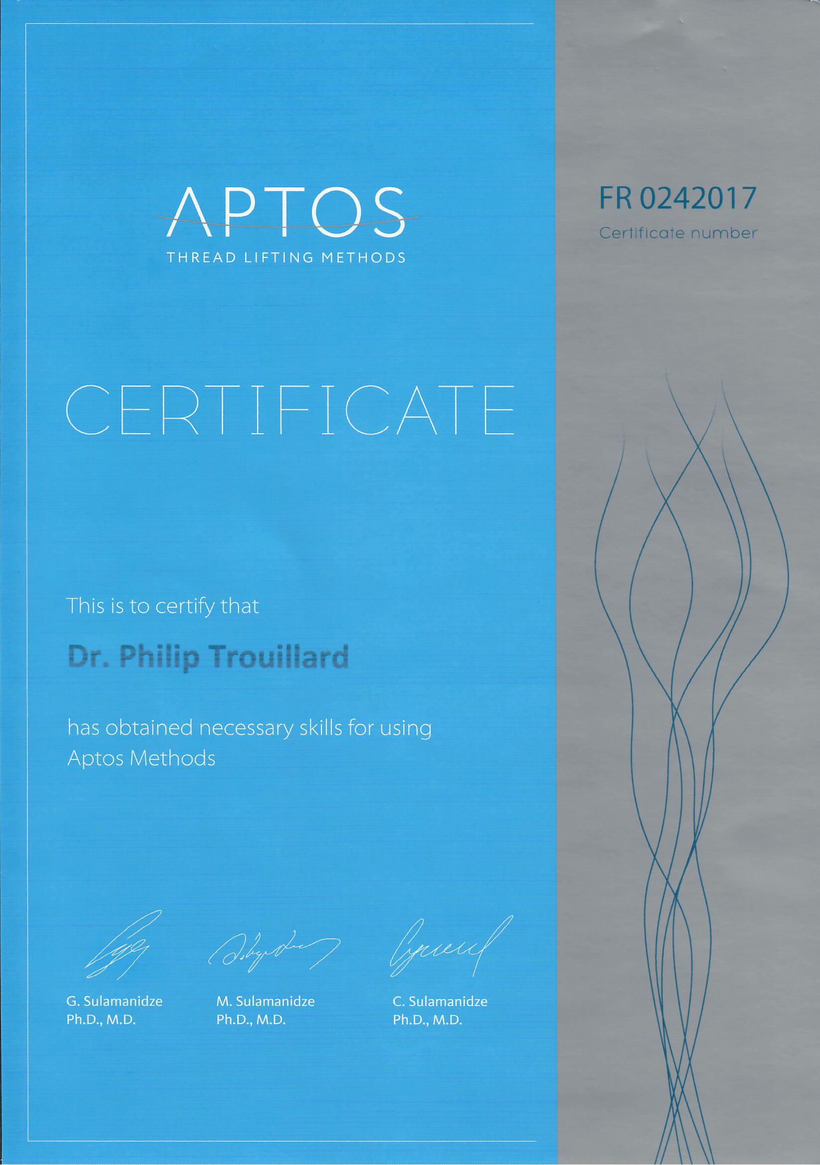 APTOS.Certificate.2017